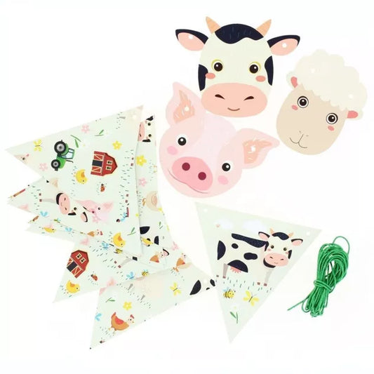 Guirnalda de animales de granja