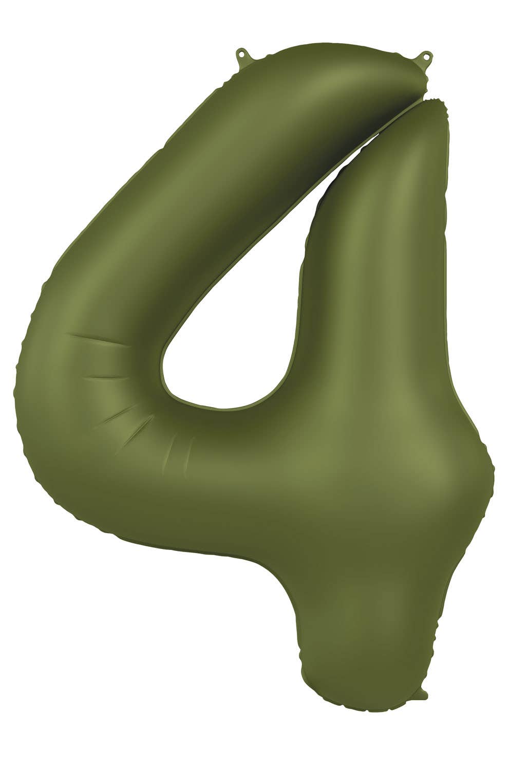 Globo de aluminio número 4, verde oliva, ultramate, 86 cm