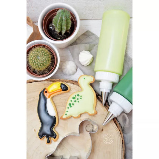 Cubo de 16 cortadores de galletas de acero - "salvaje"