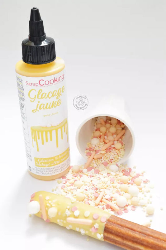 Tarro de dulces decoraciones mix varillas melocotón 70g