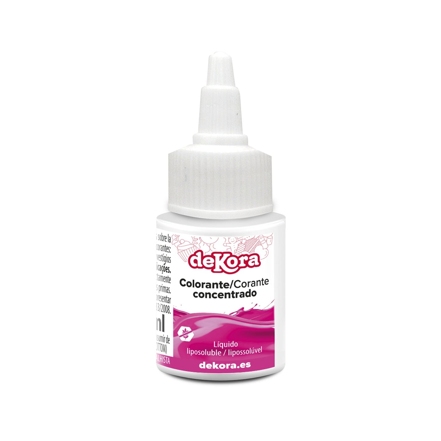 COLORANTE CONCENTRADO ROSA LIQ. LIPOSOLUBLE 30ML