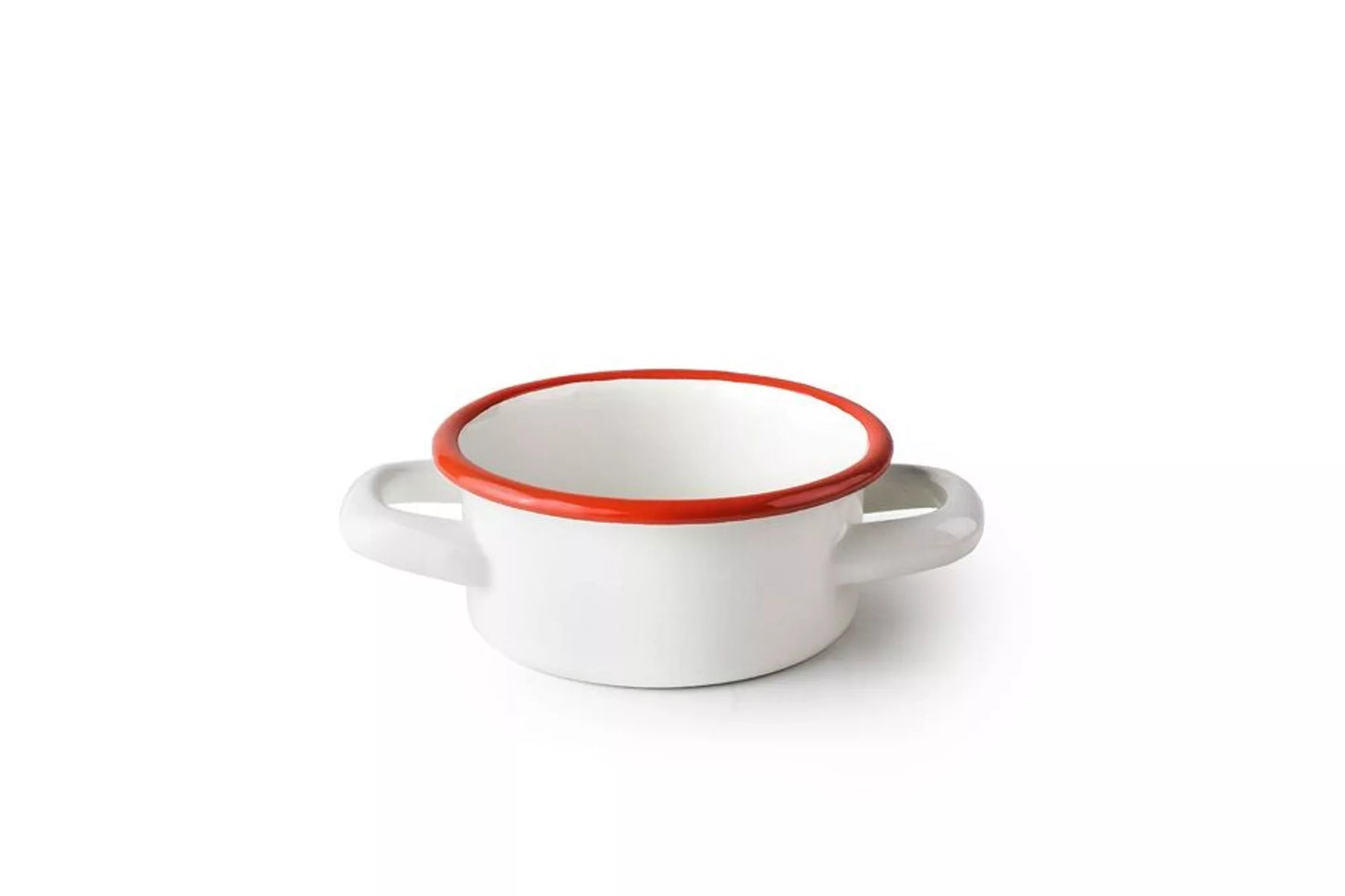 IBILI - Cazuelita Bordeaux - 10 x 5 cm - Acero Esmaltado Vitrificado - Estilo Vintage - Artesanal