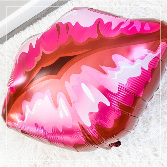 Globo de papel de labios: perfecto para San Valentín, despedidas de soltera.