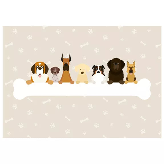 6 manteles individuales - Perros