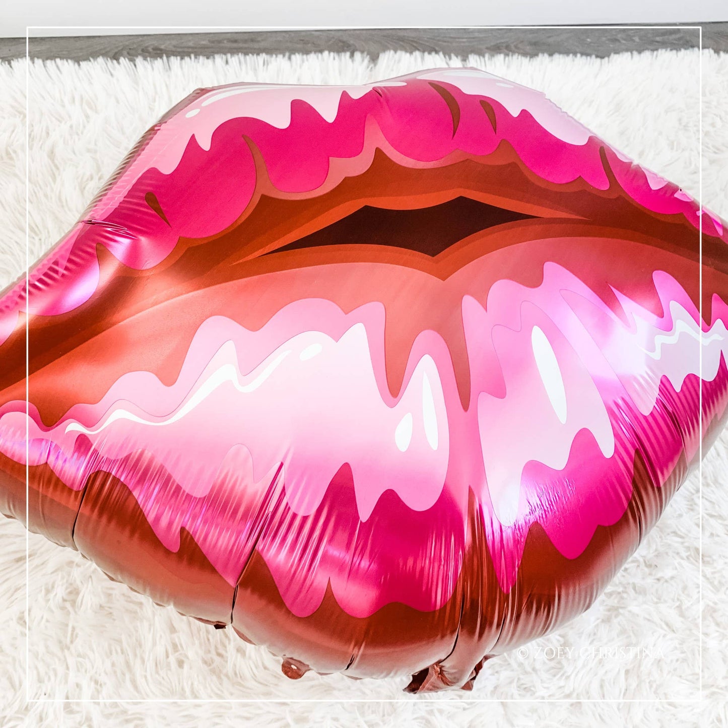 Globo de papel de labios: perfecto para San Valentín, despedidas de soltera.