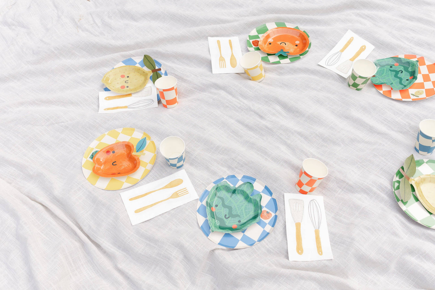 Servilletas de Papel para Cubiertos (x 12) - Colección Pequeño Chef