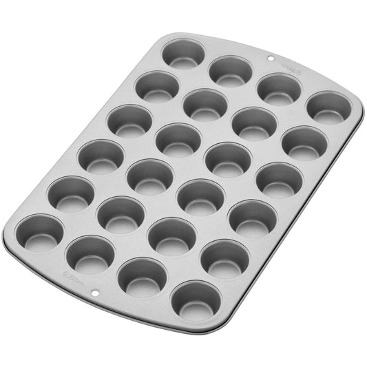 Wilton Recipe Right® Molde Mini Muffins, 24 cavidades 3,5 cm