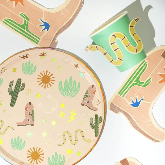 Servilletas con Forma de Bota Vaquera (x12)