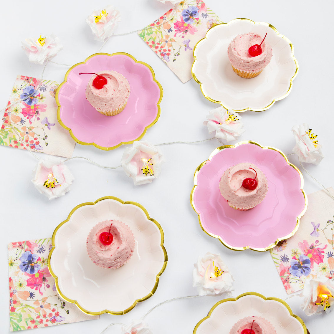 servilletas flores