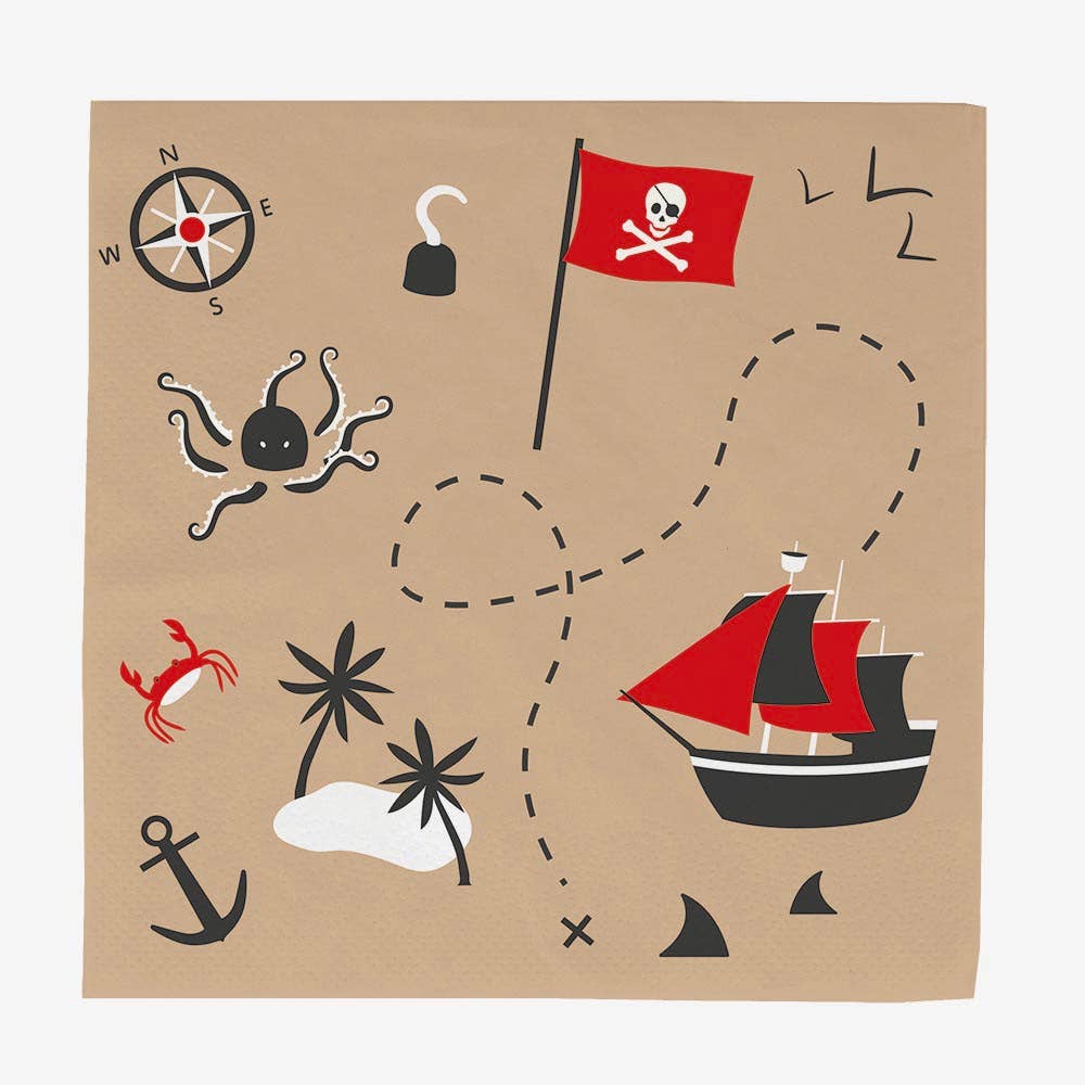 Servilletas - pirata