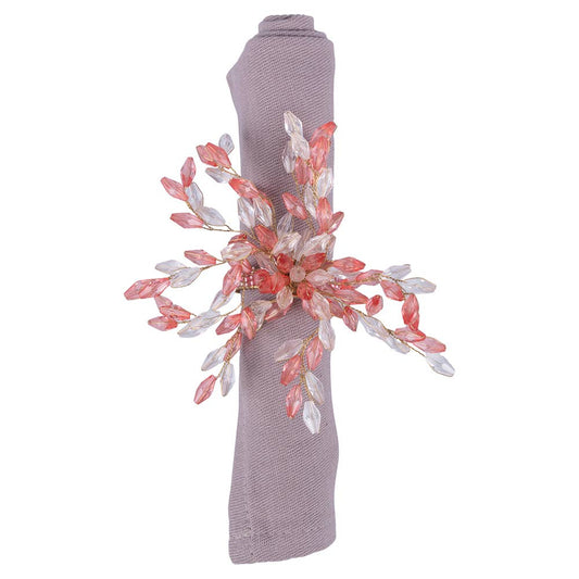 ANILLO P SERVILLETA FLOR ROSA