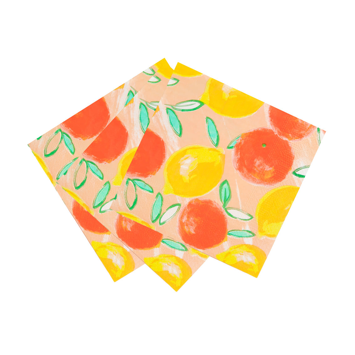 Servilletas Citrus Limón y Naranja - Paquete de 20