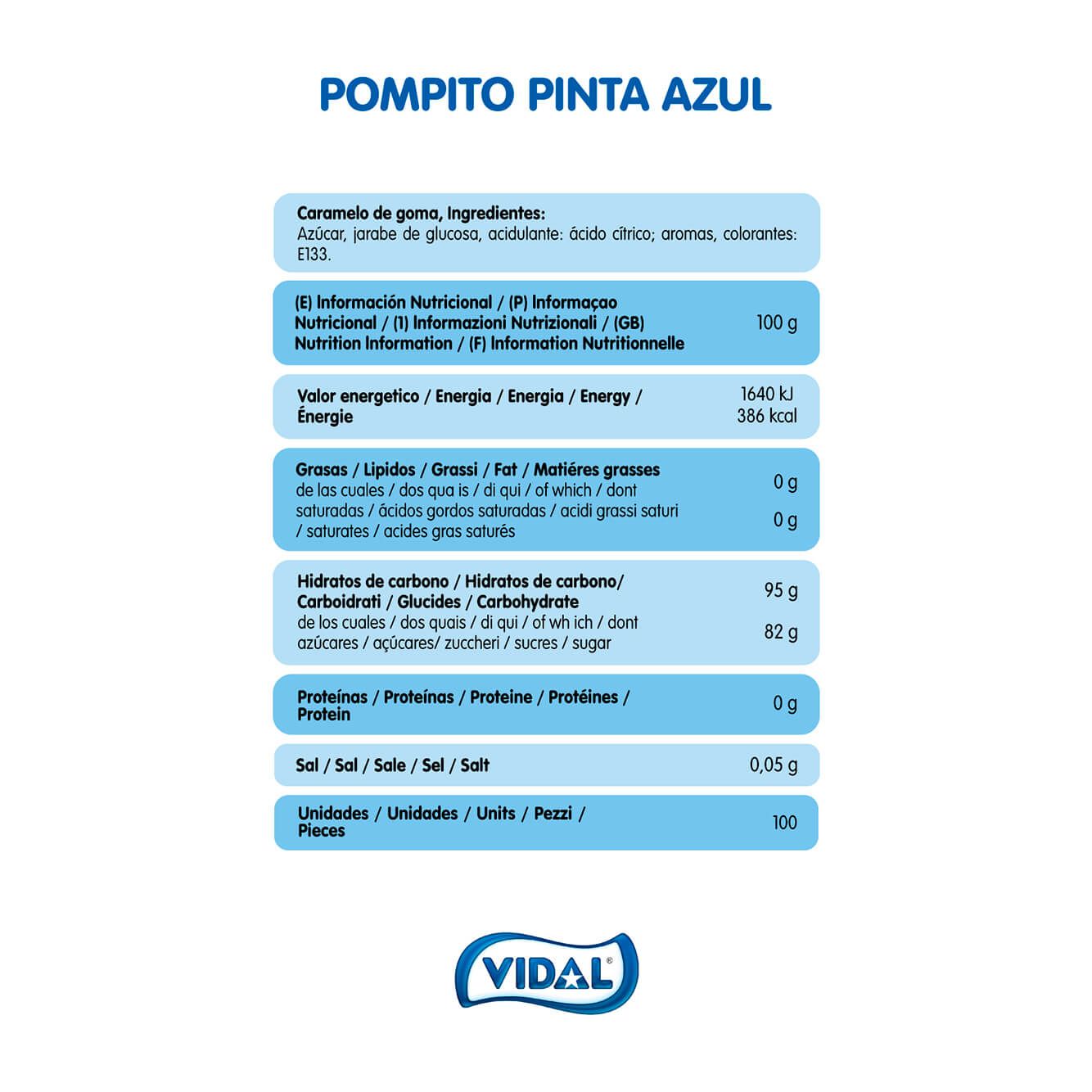 Pompito Pinta Azul bolsa 1,2 Kg