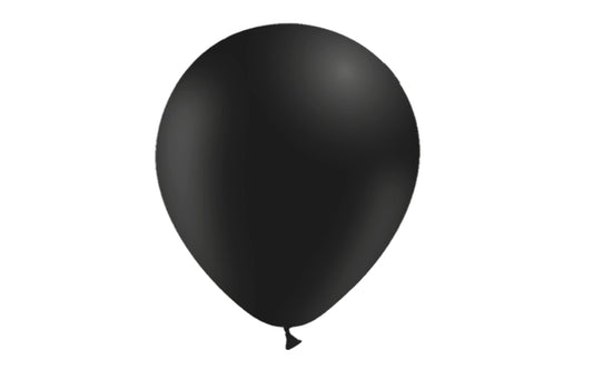 BOLSA 50 GLOBOS/ Ø30N cm - 12" BALLONIA pro-Quality NEGRO