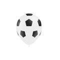 8 GLOBOS 95CM  FÚTBOL PERIM. BLANCO