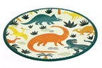 6 platos de dinosaurio - reciclables