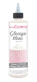 Glaseado blanco listo para usar - sabor chocolate 130G