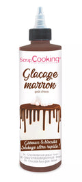Glaseado marrón listo para usar - sabor chocolate 130G