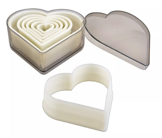 IBILI - Corta masas corazon liso (7 pc)