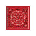 Servilletas de papel con diseño de bandana roja x20