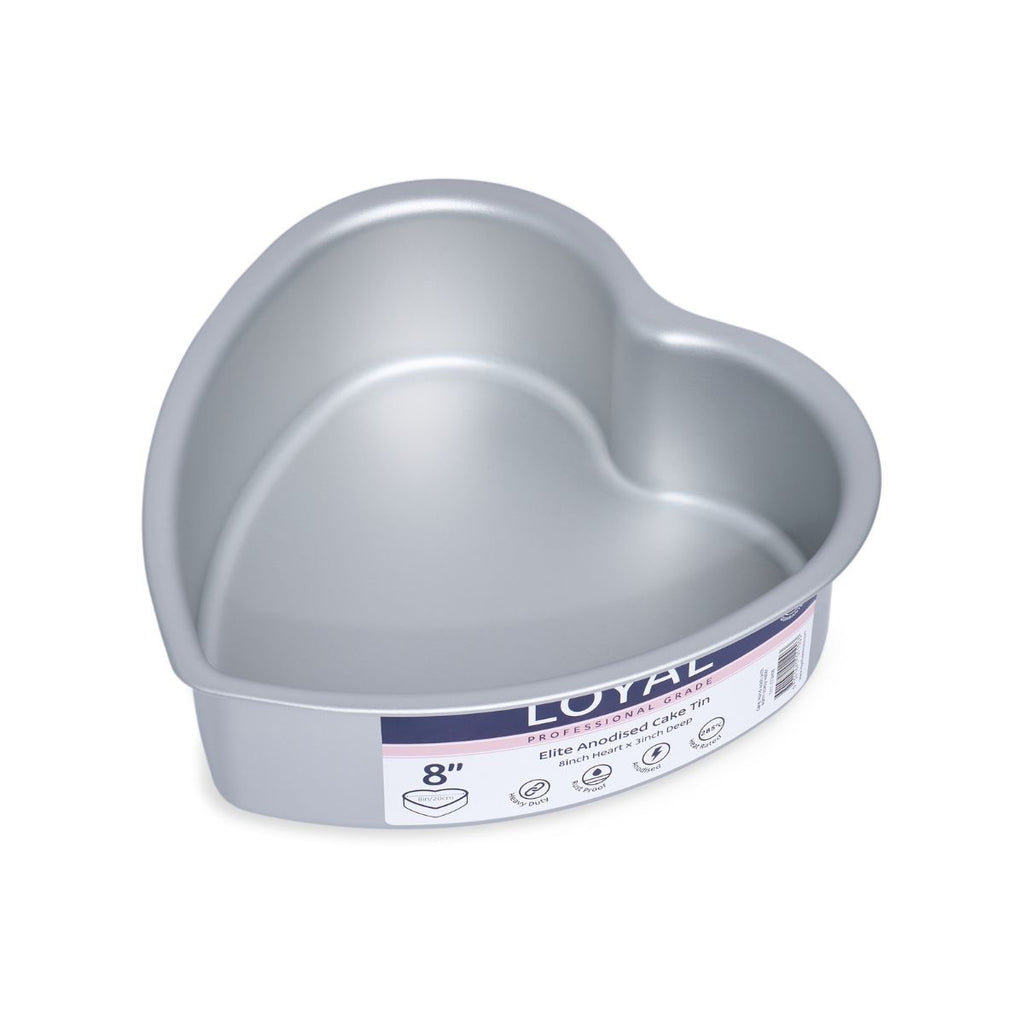Molde corazón aluminio LOYAL Elite Cake  20cm