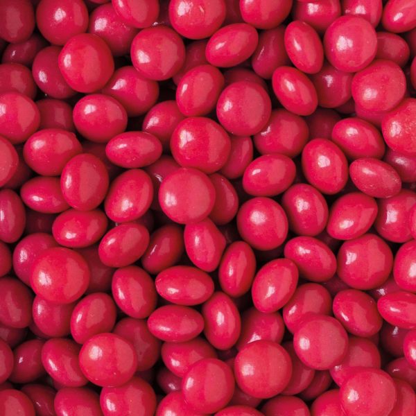 Lentejas de color rojo de chocolate con leche  80 gr