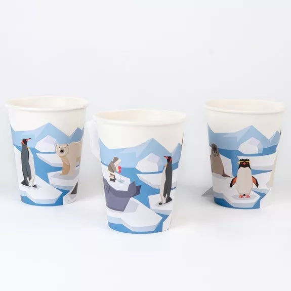 6 vasos animales polares
