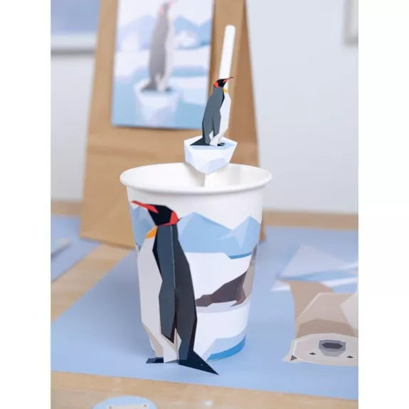 6 vasos animales polares