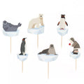 Kit de cupcakes de animales polares