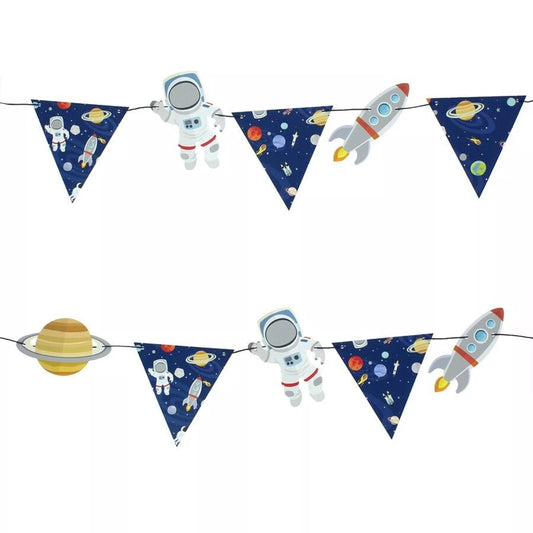 Guirnalda de papel  espacial
