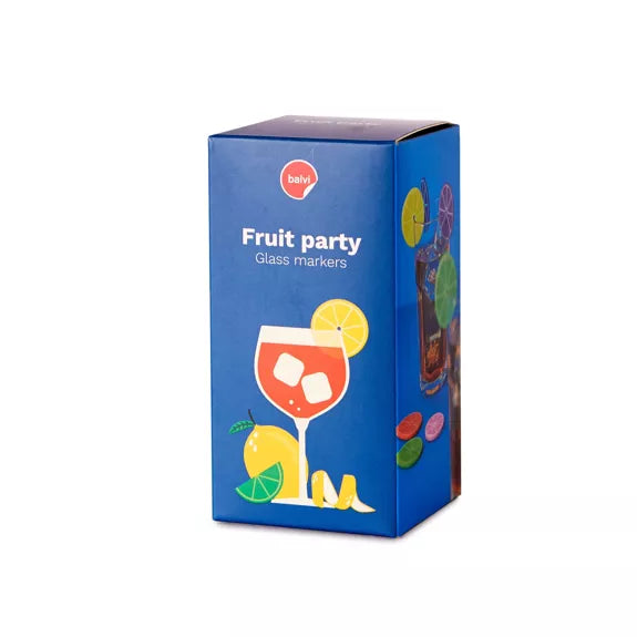 Marca copas,Fruit Party,x8,colores surt.