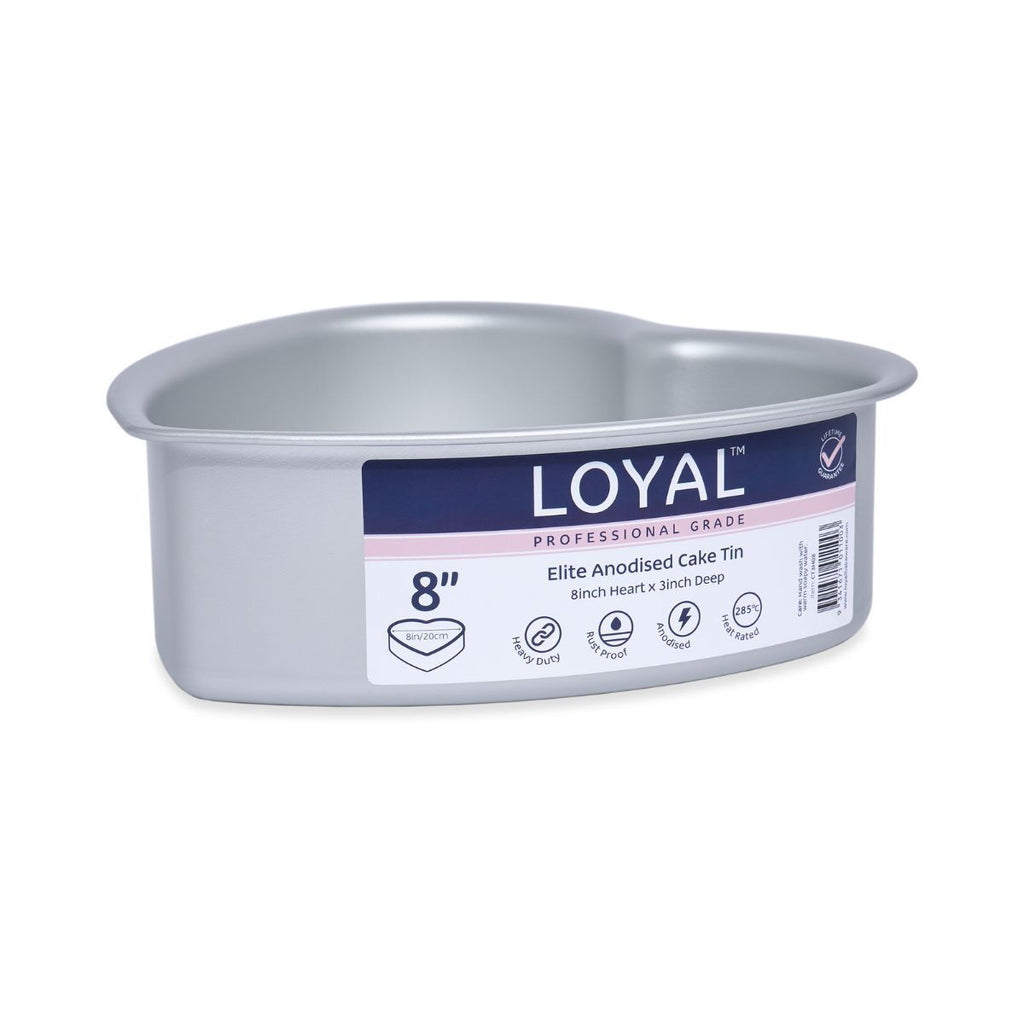 Molde corazón aluminio LOYAL Elite Cake  20cm