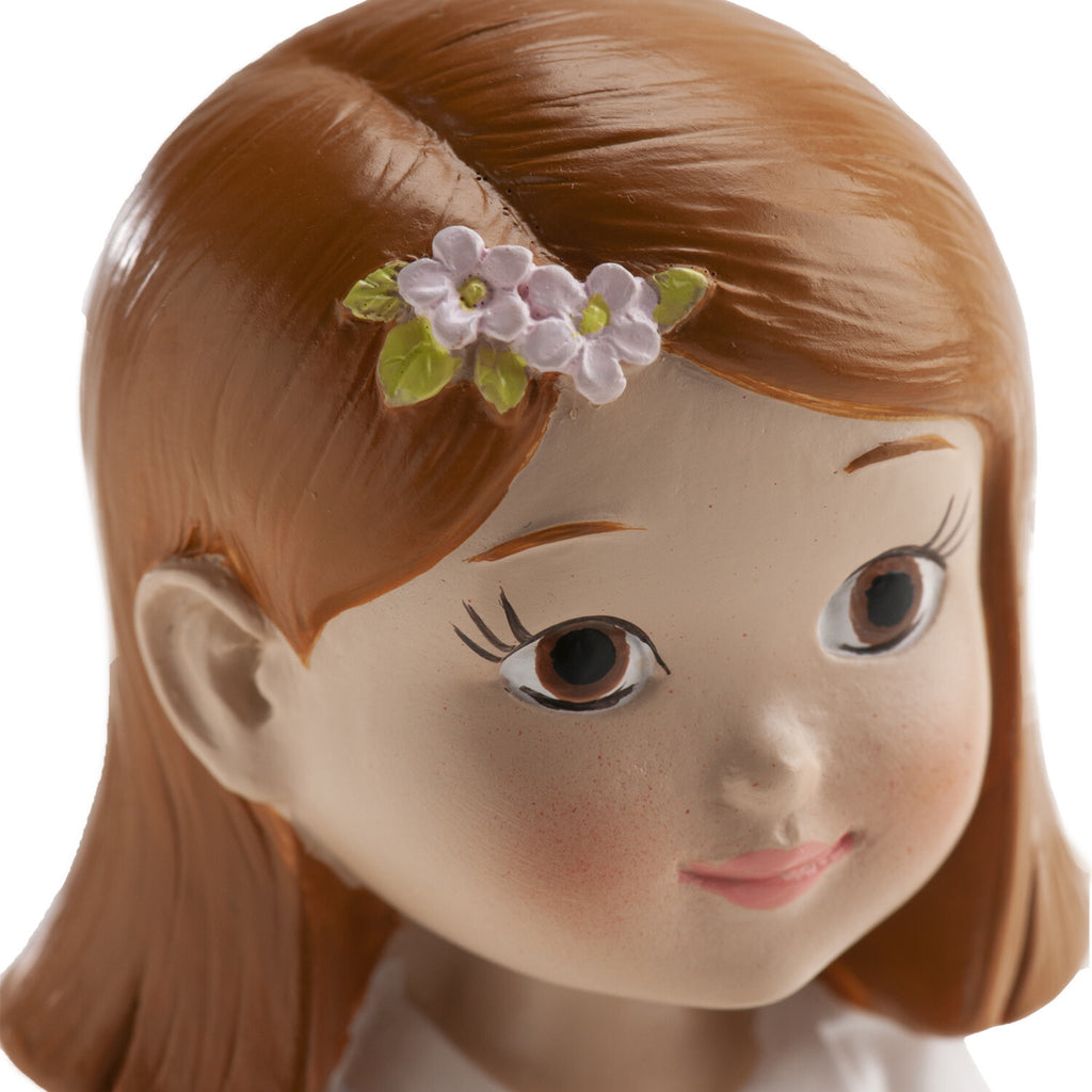 NIÑA COMUNIÓN ROSARIO LAZO ROSA 16CM