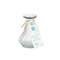 Jarrón pequeño de vidrio reciclado transparente | Decoración del hogar | decoración de fiesta