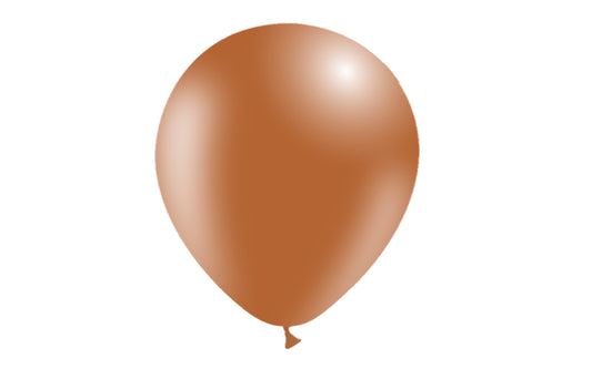 BOLSA 50 GLOBOS/ Ø30N cm - 12" BALLONIA pro-Quality MARRÓN