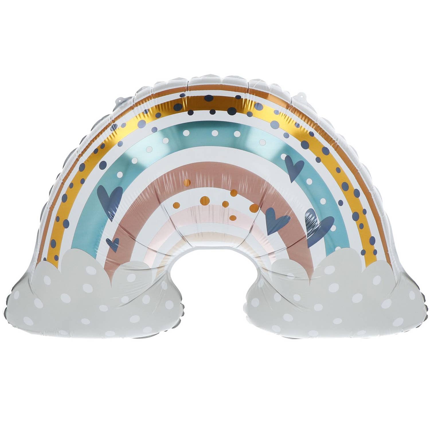 Globo de aluminio con forma de arcoíris, 168 x 42 cm