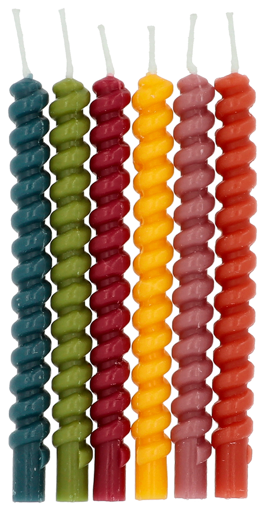 Velas Twister Comfy Cozy - 10 cm - 12 piezas