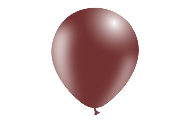 BOLSA 50 GLOBOS/ Ø30N cm - 12" BALLONIA pro-Quality MARRÓN
