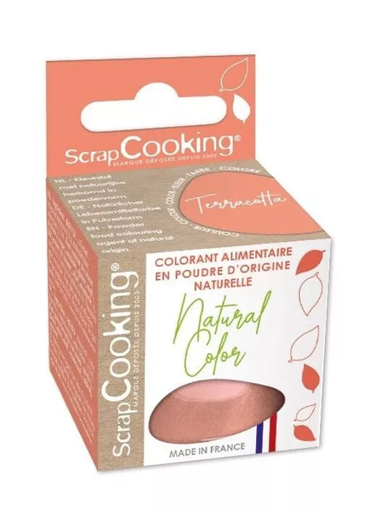 Colorante en polvo de origen natural "Terracota" 10g