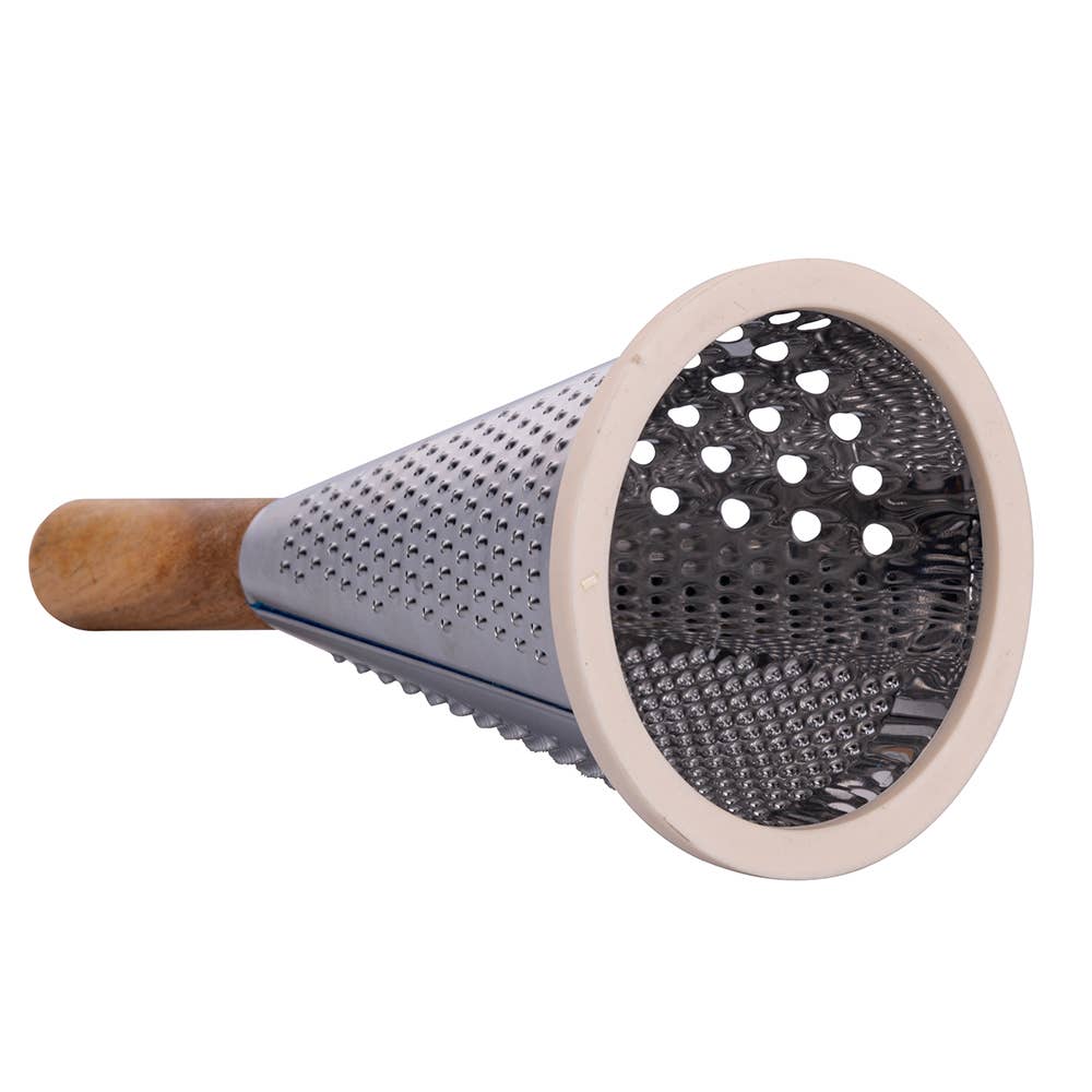 Rallador de 3 hojas con mango de madera