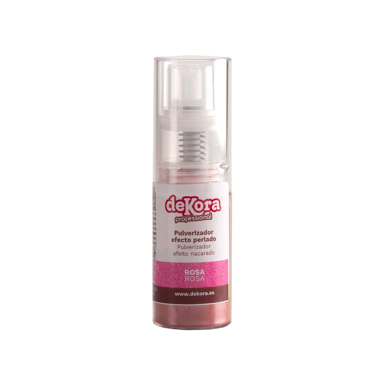 PULVERIZADOR ROSA EFECTO PERLADO 10G SIN E171