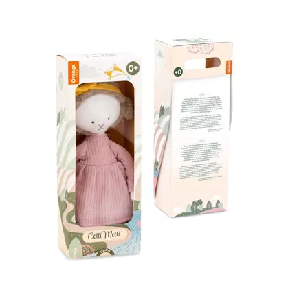 Peluche de algodón, Cotti Motti - Zoe la oveja (30 cm)