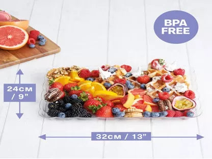 Bandeja  rectangular grande para servir multiusos 32*24 cm
