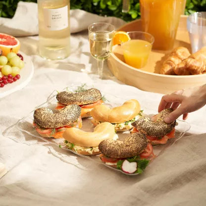 Bandeja  rectangular grande para servir multiusos 32*24 cm
