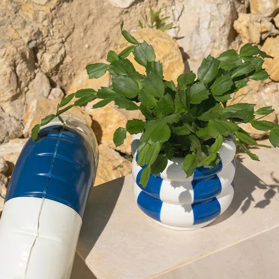 Maceta,Floats,azul,cerámica,14.5 cm