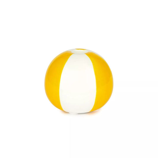 Candelabro, Beach Ball, amarillo, cerámica,8 cm