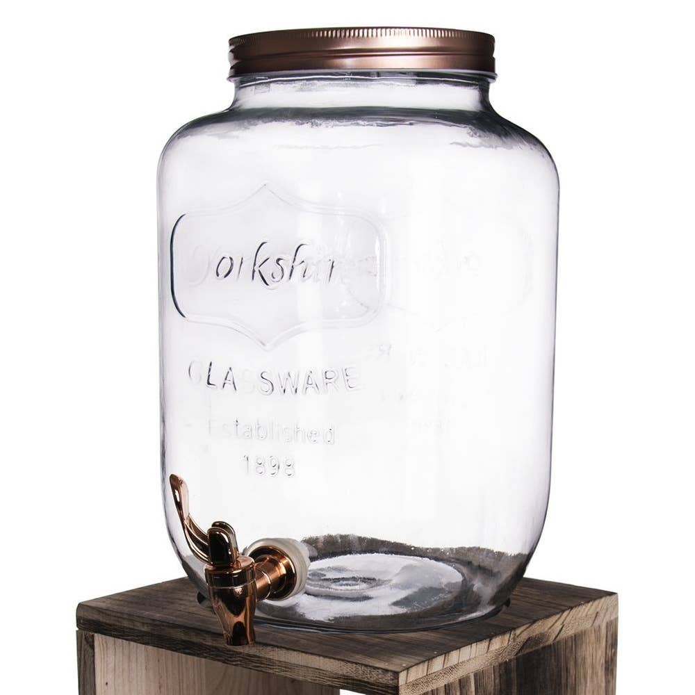 Dispensador con Grifo de Vidrio 8,8 l