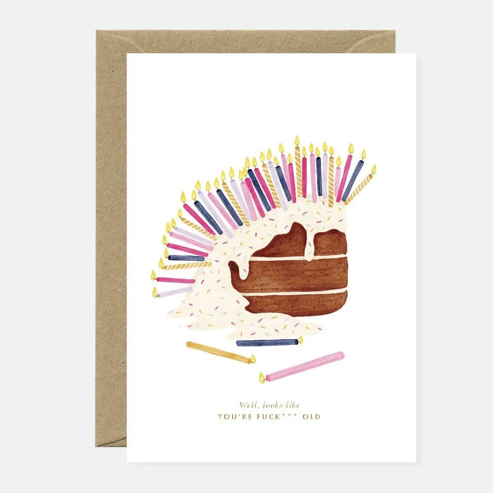 Tarjeta de felicitación -Parece que eres viejo  A6 (105 × 148 mm)