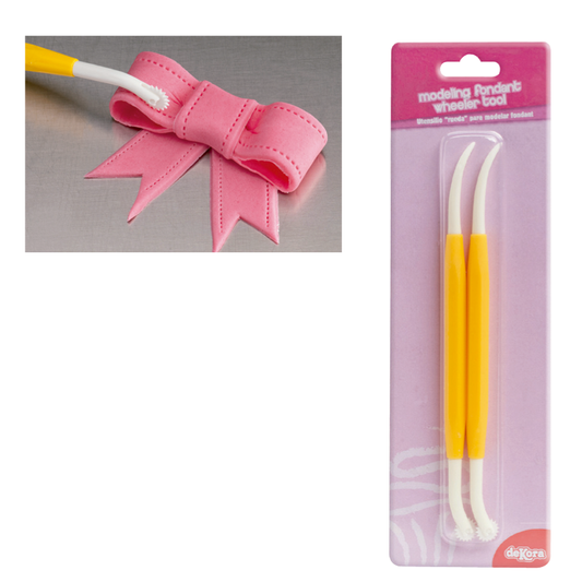 UTENSILIO RUEDA PARA MODELAR FONDANT 15.5CM