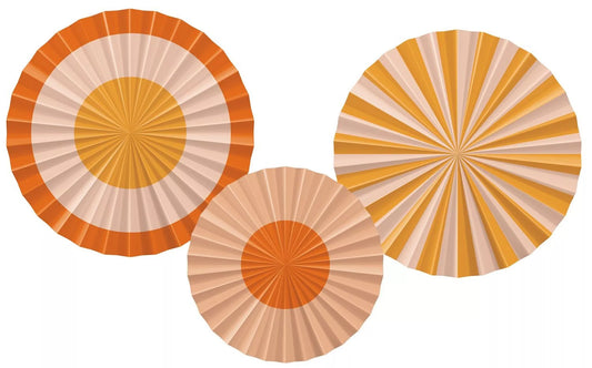 Set de abanicos Deco - Pretty Peachy - 3 piezas